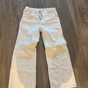 Zara Off-White Wide-Leg Kids Jeans